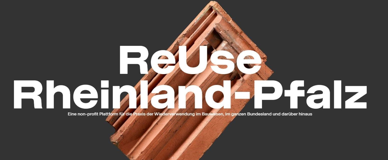 Ausschnitt der Startseite der Online-Plattforum Reuse Rheinland-Pfalz